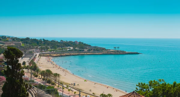 Tarragona beach Katalonya İspanya — Stok fotoğraf