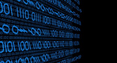 Siber saldırı ikili kod