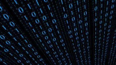 Computer software code motion graphic