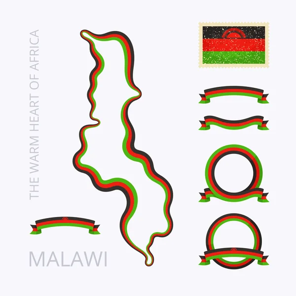 Кольори Малаві — стоковий вектор