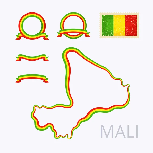 Χρώματα του Μάλι — Διανυσματικό Αρχείο