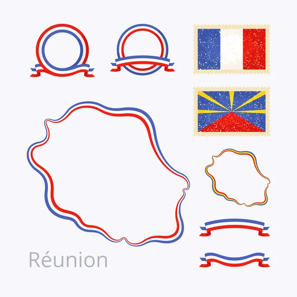 Couleurs de la Réunion — Image vectorielle