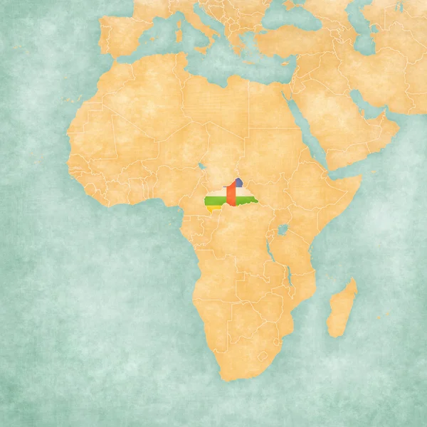 非洲-中非共和国的 — 图库照片