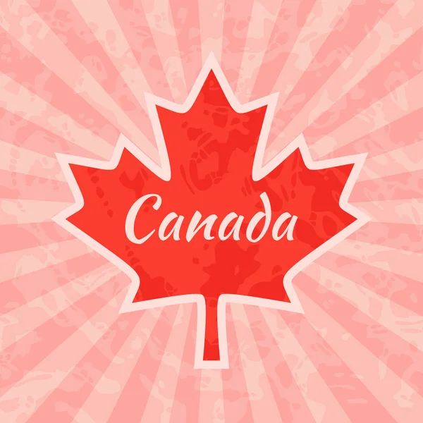 Canadian Maple Leaf — Stock Vector