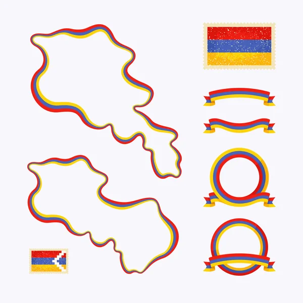 Χρώματα της Αρμενίας — Διανυσματικό Αρχείο