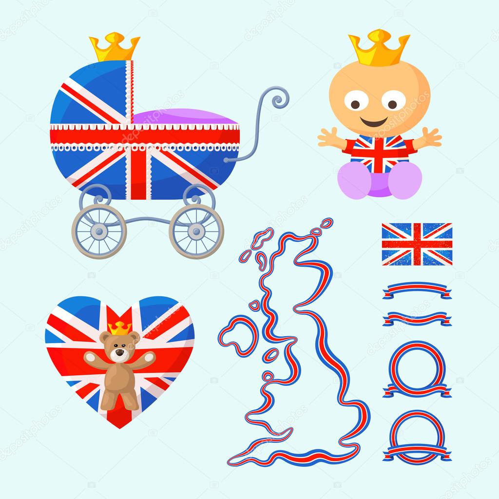 English Royal Baby Set