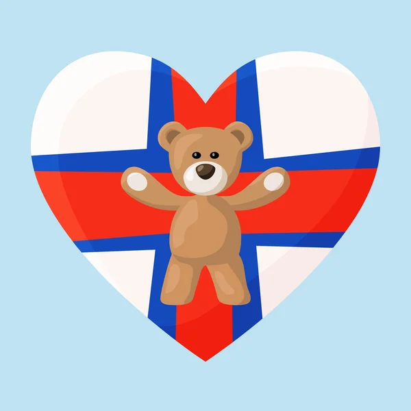 Faeröerse teddy bears — Stockvector