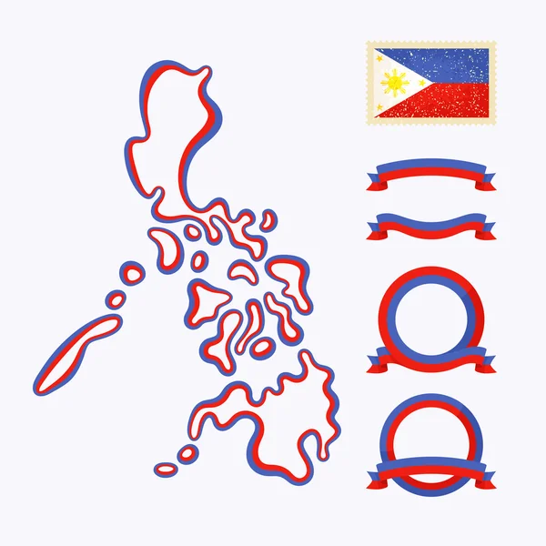 Colori delle Filippine — Vettoriale Stock