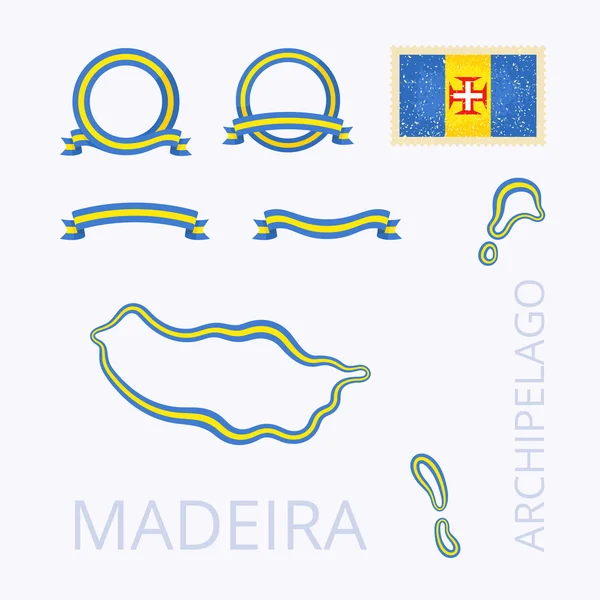Farben von Madeira — Stockvektor