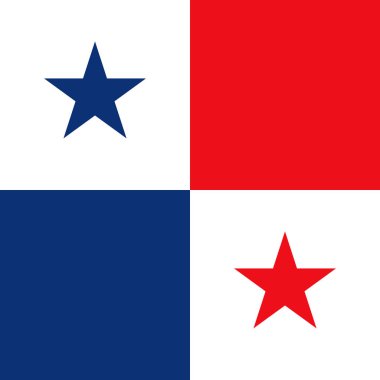 Panama Bayrağı - kare değişkeni