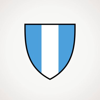 guatemala bayrağı ile kalkan