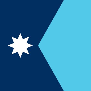 Minnesota bayrağı - kare varyant