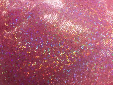 Yanardöner yanardöner holografik arka plan desen arka plan konsepti holografik yüzey folyo pastel. Buruşuk soyut stokların gerçek hologramı