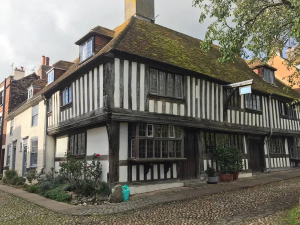 Rye East Sussex 2020 Church Square Area Old Town Part — Stock Photo, Image