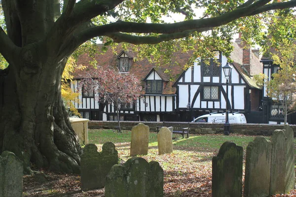 Rye East Sussex 2020 Church Square Old Town Part Medieval — стоковое фото