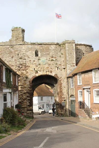 Rye East Sussex October 2020 Landgate Entrance Rye East Sussex — 스톡 사진