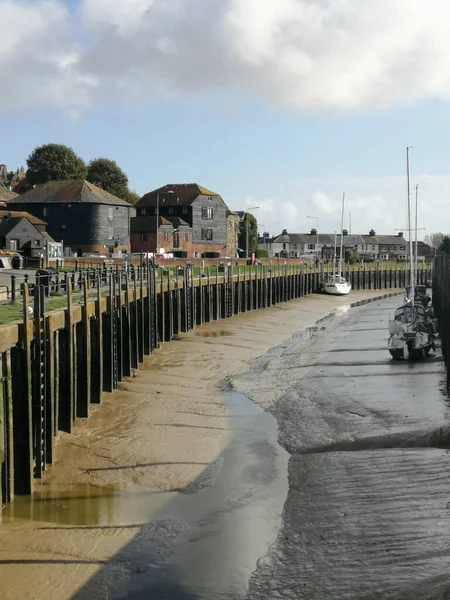 Rye East Sussex Reino Unido 2020 Cinque Port Quay Quayside — Fotografia de Stock