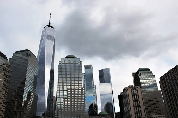 New York Amerika Usa 2020 Dolní Manhattan Panorama Jednoho Světového — Stock fotografie
