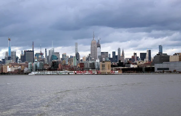 New York America 2020 Lower Manhattan Skyline One World Trade — стокове фото