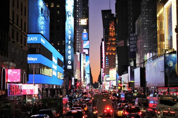 New York Manhattan Verenigde Staten 2019 Theaterwijk Manhattan New York — Stockfoto
