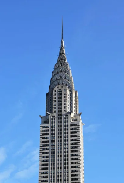 크라이슬러 2019 크라이슬러 Chrysler Building 맨해튼에 스타일 마천루 건물이다 — 스톡 사진