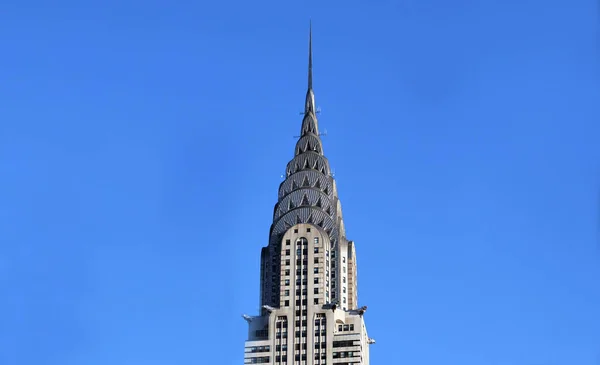 Chrysler Building Нью Йорк Сша 2019 Chrysler Building Будівля Хмарочосу Стокова Картинка