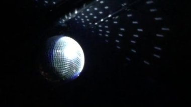 disko aynalı top arkaplanı ve kopyalama alanı görüntüsü