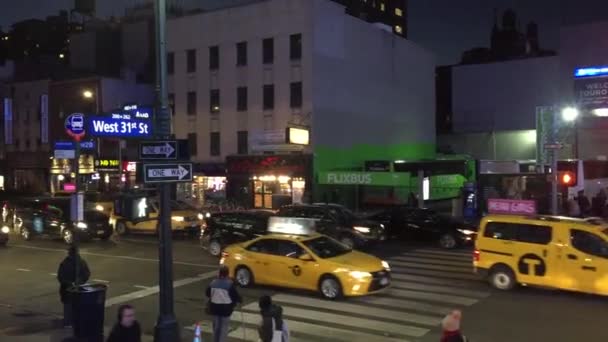 Nowy Jork Stany Zjednoczone 2019 Centrum Manhattanu Nowy Jork Popularne — Wideo stockowe