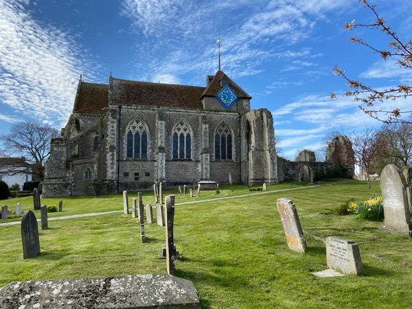 Winchelsea East Sussex Maj 2015 Kościół Tomasza Męczennika 1215 Kościół — Zdjęcie stockowe