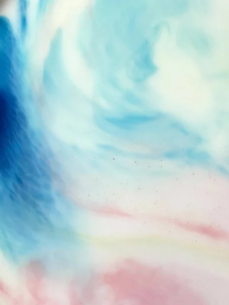 インク染料配合の水背景パステル大理石渦巻く抽象的な背景 — ストック写真