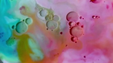 Pembe ve mavi mürekkep kıvrımlı arka plan Güzel mermer efekt gradyan pastel tonları canlı pembe ve cyan mavi 