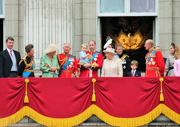 Royal balkong Trooping av färg 2015 — Stockfoto