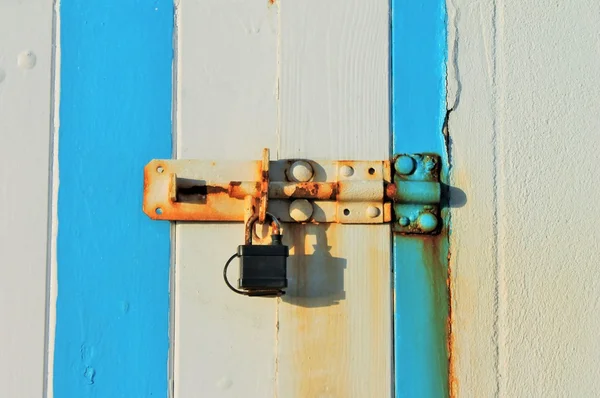 Traditional British beach huts at Uk seaside — Stock Photo, Image