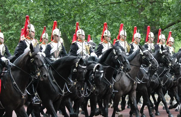 Londra, İngiltere-Temmuz 06, kraliyet muhafız asker, Temmuz 06.2015 Londra stok, fotoğraf, fotoğraf, resim, resim, basın, — Stok fotoğraf