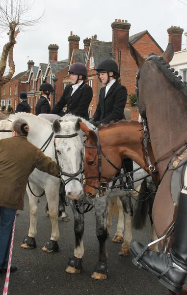 Fox Hunt Tenterden Kent England Dec 26Th 2019 Liščí Lovecký — Stock fotografie