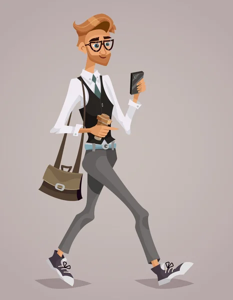 mutlu genç işadamı