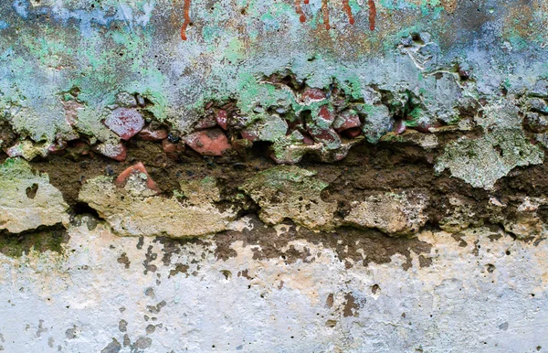 La texture des vieux murs altérés — Photo