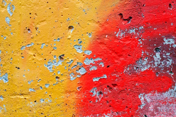 The Part of a Painted Wall — Stock Photo, Image