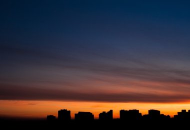 dramatik akşam sunset