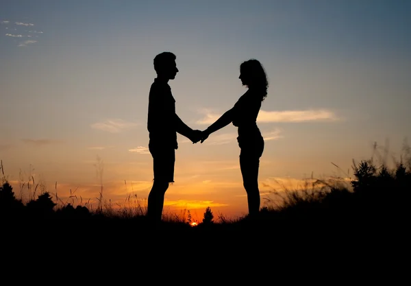 Couple Holding Hands — Stock Photo, Image