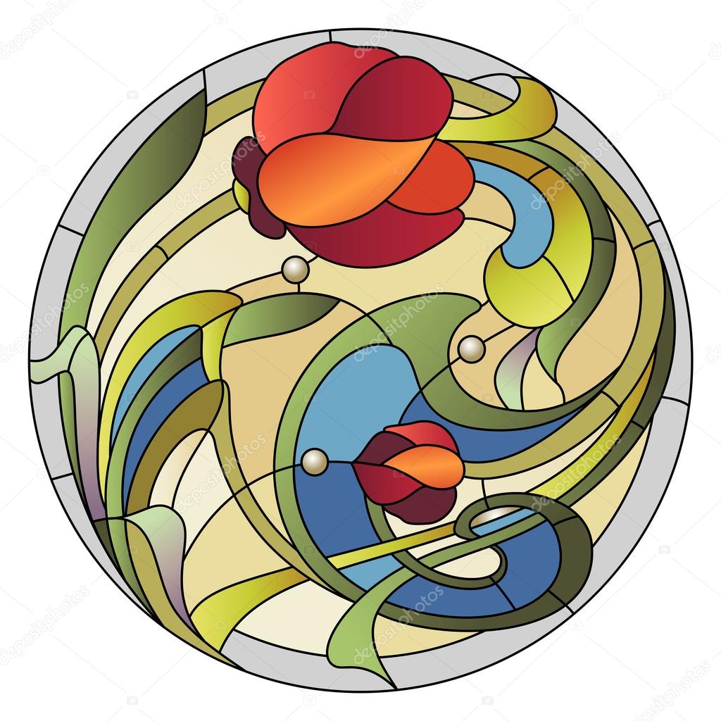 Stained glass pattern