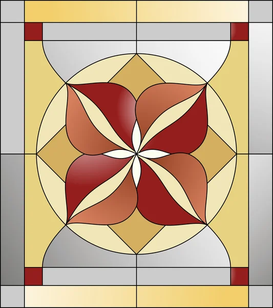 ステンド グラスのパターン — ストックベクタ