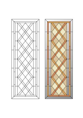 Rhombs ile geometrik süsleme