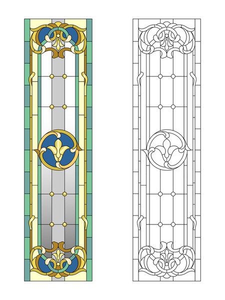 Stained glass window