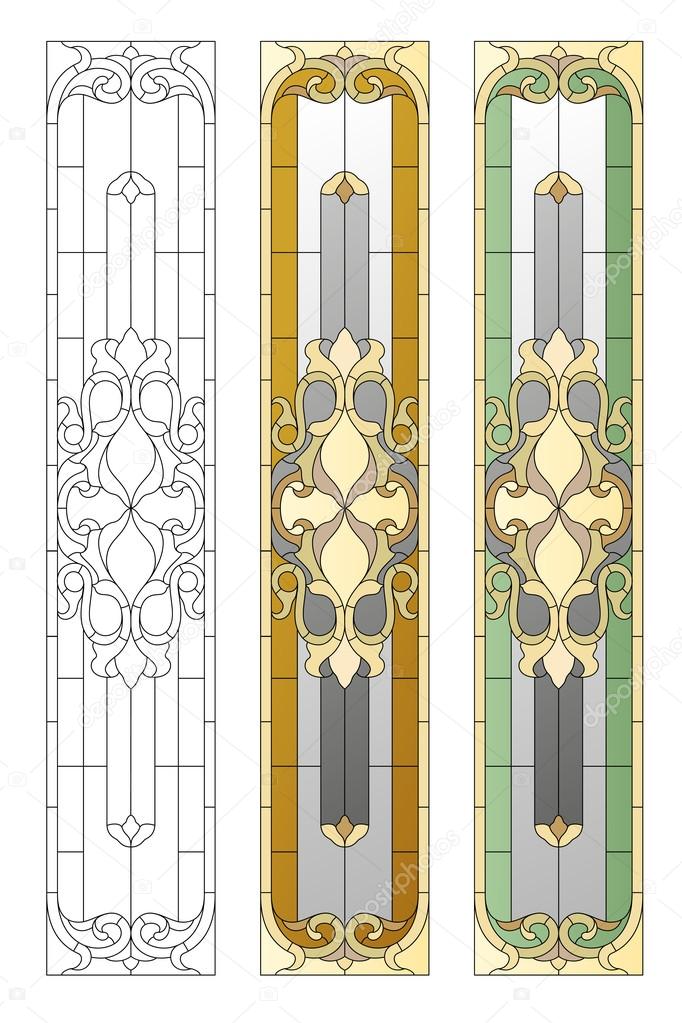 stained glass pattern