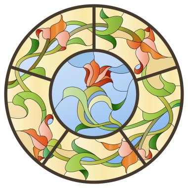 Vitray tavan armatürü