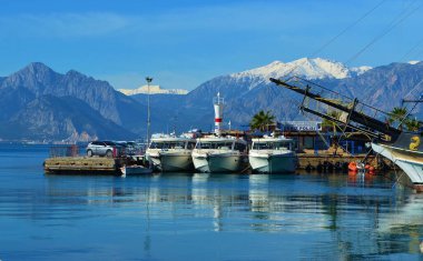Kaleici Manzarası - eski Antalya limanı, Türkiye