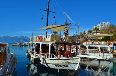 Kaleici Manzarası - eski Antalya limanı, Türkiye