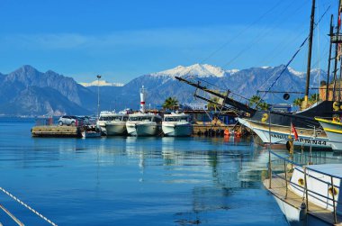 Kaleici Manzarası - eski Antalya limanı, Türkiye
