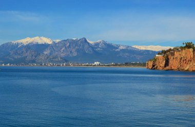 Antalya 'daki Akdeniz manzarası. Türkiye
